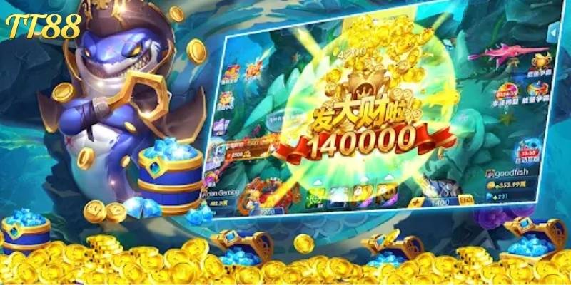 Các màn bắn cá được bố trí một cách rõ ràng 